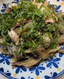 鶏むね肉とナスのさっぱり和え！