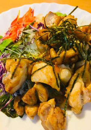 鶏もも肉のシンプルしょう油焼き-レシピのメイン写真