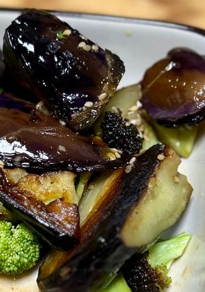 ナスとブロッコリーの焼き野菜旨辛ダレかけ-レシピのメイン写真