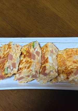キムチと長芋のスパニッシュオムレツ風-レシピのメイン写真