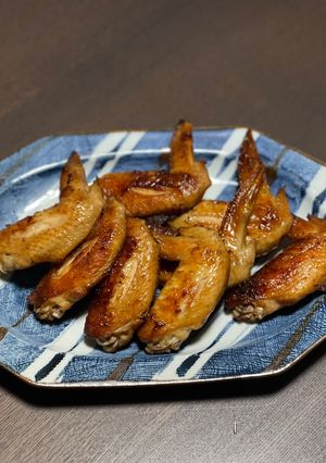 手羽先のわさび醤油タレ♪-レシピのメイン写真