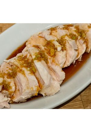 【胸肉】「無塩湯煎」の柔らかよだれ鶏-レシピのメイン写真