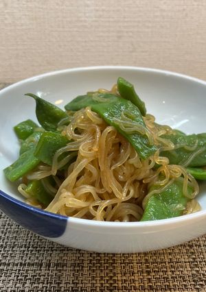 お惣菜！モロッコインゲンと白滝の甘辛煮-レシピのメイン写真