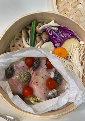 せいろでたらのアクアパッツァ-レシピのメイン写真