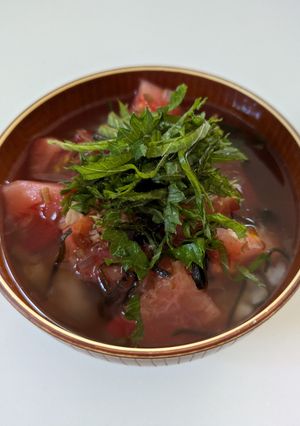 トマト出汁茶漬け-レシピのメイン写真
