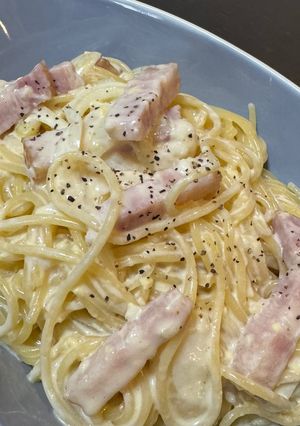 ★簡単★卵と牛乳でカルボナーラ-レシピのメイン写真