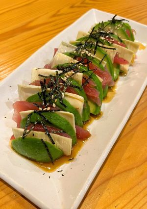 ゆばtoまぐろtoアボカドのカルパッチョ-レシピのメイン写真
