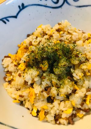 ミンチ＆玉子そぼろのチャーハン-レシピのメイン写真