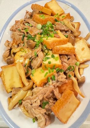 子供も大好き❤️厚揚げと豚肉の醤油炒め-レシピのメイン写真