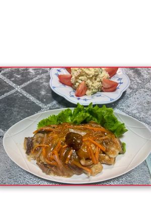 フライパン一つで胸肉の野菜餡かけ-レシピのメイン写真