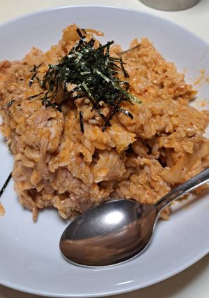 簡単♡豚キムチ炒飯-レシピのメイン写真