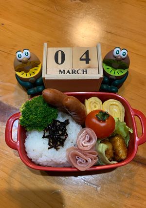 高二長女　お弁当(おむすび55)-レシピのメイン写真