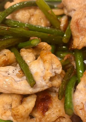 豚肉とにんにくの芽炒め-レシピのメイン写真