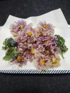 菊の天ぷら-レシピのメイン写真