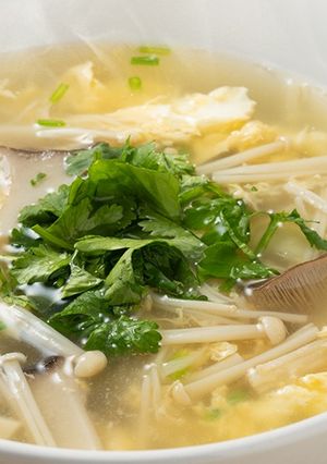 タイの屋台風きのこスープ-レシピのメイン写真