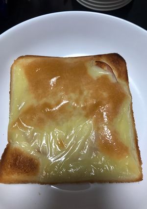 元気が出る⭐︎バターハムチーズトースト-レシピのメイン写真