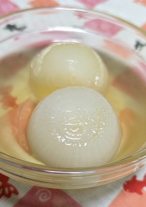 無農薬 玉ねぎ🧅丸ごと!冷製・白だし煮-レシピのメイン写真