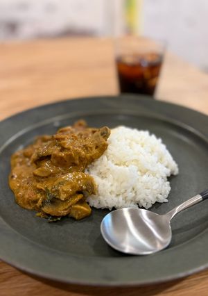 マッシュルームのココナッツチキンカレー-レシピのメイン写真