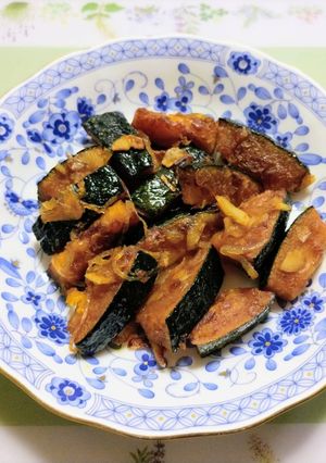 簡単今日の夕飯！南瓜甘酢炒め作り置き副菜-レシピのメイン写真