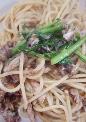秋刀魚とレモンのパスタ-レシピのメイン写真