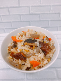 簡単!しいたけスナックin炊き込みご飯-レシピのメイン写真