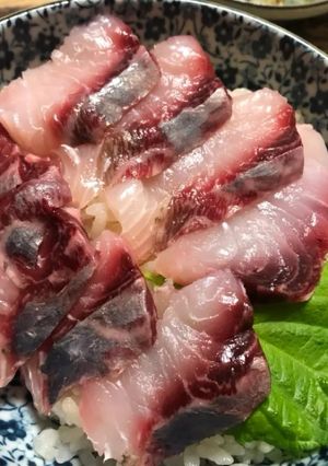 ボラの刺身ちらし寿司-レシピのメイン写真