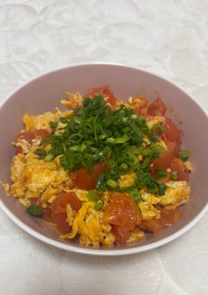 トマトと卵の中華風炒め-レシピのメイン写真