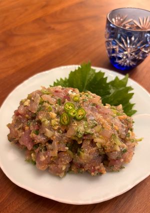 千葉郷土料理・鯵のなめろう-レシピのメイン写真