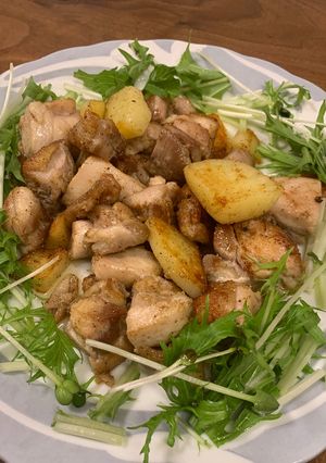 鶏肉とじゃがいものガラムマサラ炒め-レシピのメイン写真