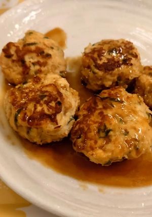 鶏むね挽肉と厚揚げのさっぱりバーグ-レシピのメイン写真
