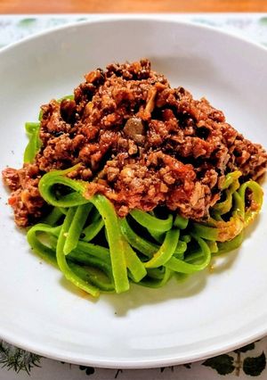 旨味たっぷり！ミートソースパスタ-レシピのメイン写真