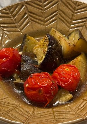 茄子とプチトマトの洋風炊いたん-レシピのメイン写真