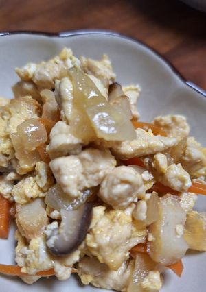 ☆懐かしい味☆ いり豆腐♪-レシピのメイン写真