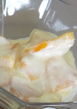 柿のヨーグルト和え-レシピのメイン写真