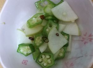 オクラと夏大根のあっさつ中華和え-レシピのメイン写真