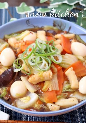 いかと白菜の中華風あんかけ炒め☆-レシピのメイン写真