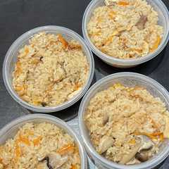 รูปของ きのこと油揚げの炊き込みご飯