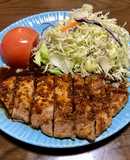 エバラステーキ御膳で作るポークソテー