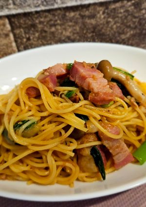 ベーコンとツナのスパゲッティ-レシピのメイン写真