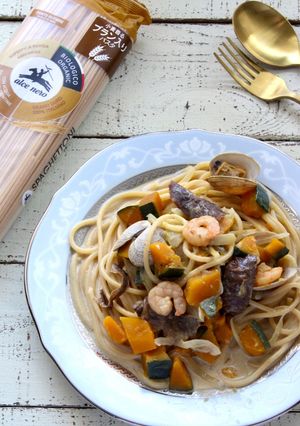 ポルチーニ香る！秋のごちそうパスタ-レシピのメイン写真