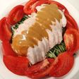 しっとり鶏むね肉の黒ごまきな粉香る棒棒鶏