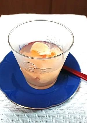 桃の簡単ゼリー-レシピのメイン写真
