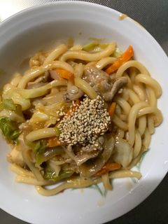 たっぷり野菜簡単トマトオイ味噌焼うどん-レシピのメイン写真