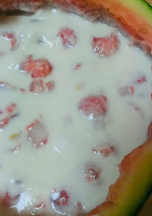 スイカびわ杏仁豆腐とグラニテ☆-レシピのメイン写真