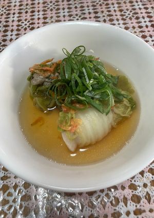 ロール白菜の和風スープ-レシピのメイン写真