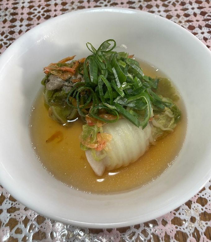 ロール白菜の和風スープ-レシピのメイン写真