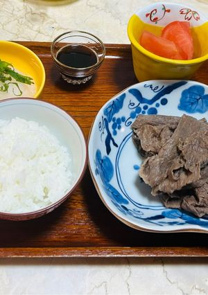 【健康介護】すき焼き用で牛しゃぶ-レシピのメイン写真