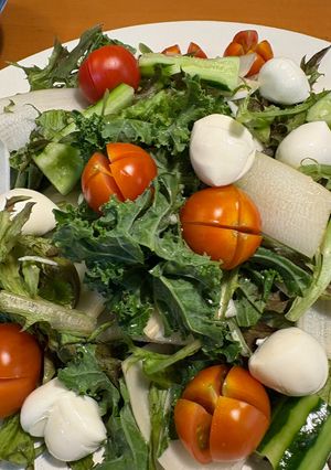 プチトマトを楽しむ春サラダ🥗-レシピのメイン写真