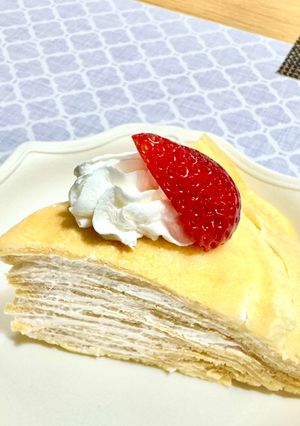 ホットケーキミックスで簡単ミルクレープ-レシピのメイン写真