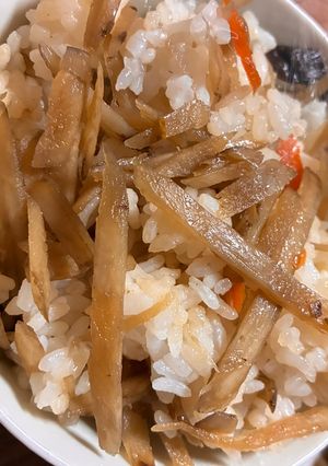 ごぼうの混ぜご飯-レシピのメイン写真